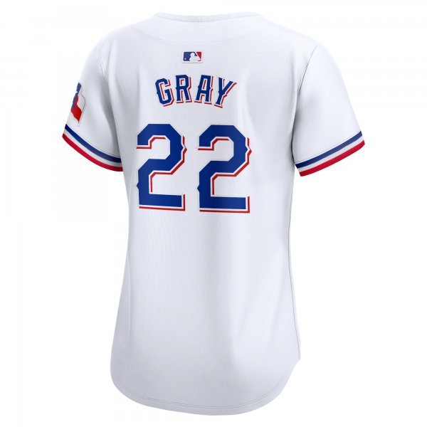 Women's Texas Rangers Jon Gray Nike White Home Limited Player Jersey