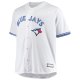 Men's Toronto Blue Jays White Home Replica Team Jersey