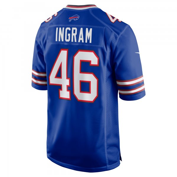 Men's Buffalo Bills Ja'Marcus Ingram Nike Royal Player Game Jersey