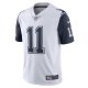 Men's Dallas Cowboys Micah Parsons Nike White Alternate 2 Vapor Limited Jersey