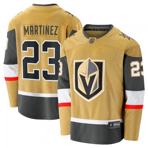 Men's Vegas Golden Knights Alec Martinez Fanatics Gold Home Breakaway Jersey