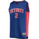 Men's Detroit Pistons Cade Cunningham Fanatics Blue Fast Break Replica Jersey - Icon Edition