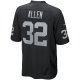 Men's Las Vegas Raiders Marcus Allen Nike Black Game Retired Player Jersey