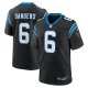 Men's Carolina Panthers Miles Sanders Nike Black Game Player Jersey