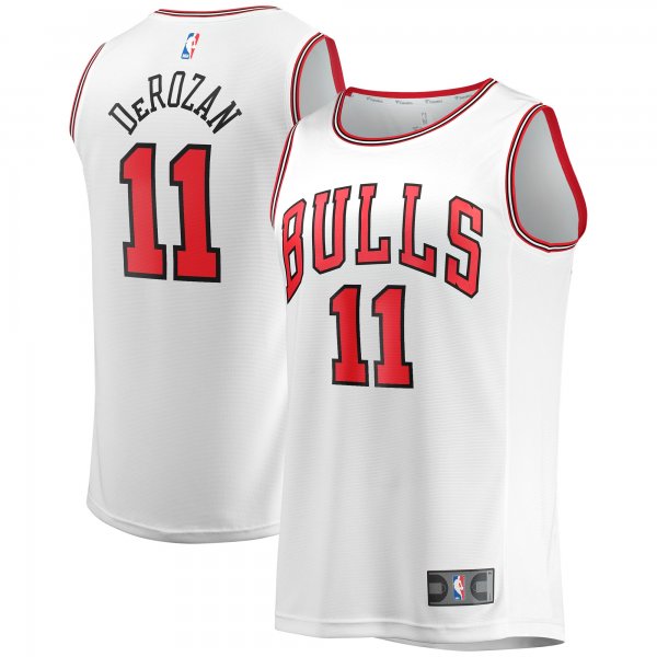 Men's Chicago Bulls DeMar DeRozan Fanatics White Fast Break Replica Jersey - Association Edition