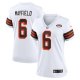 Women's Cleveland Browns Baker Mayfield Nike White 1946 Collection Alternate Game Jersey