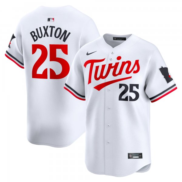 Men's Minnesota Twins Byron Buxton Nike White Home Limited Player Jersey