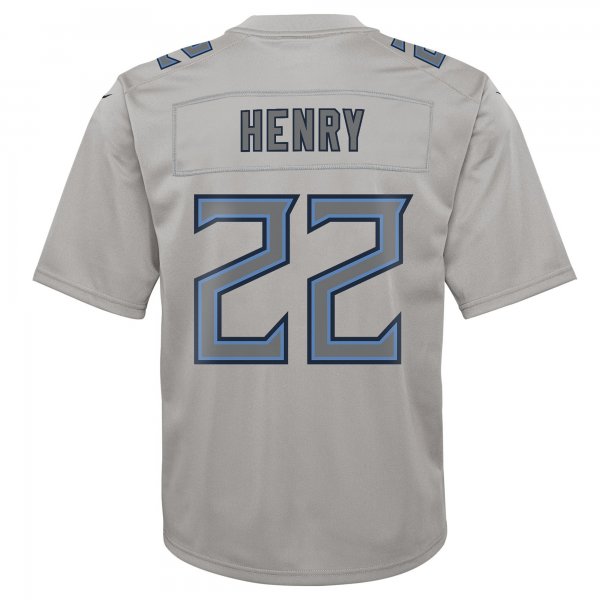 Youth Tennessee Titans Derrick Henry Nike Gray Atmosphere Game Jersey