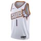 Unisex Phoenix Suns Devin Booker Nike White Swingman Jersey - Association Edition