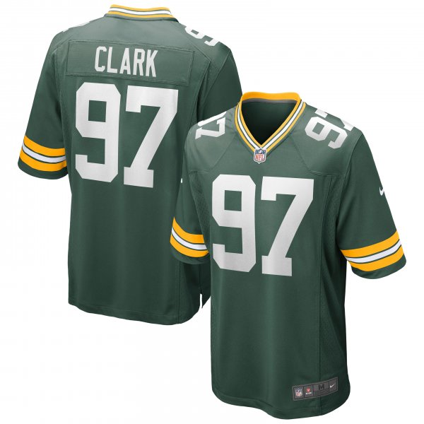 Men's Green Bay Packers Kenny Clark Nike Green Game Jersey