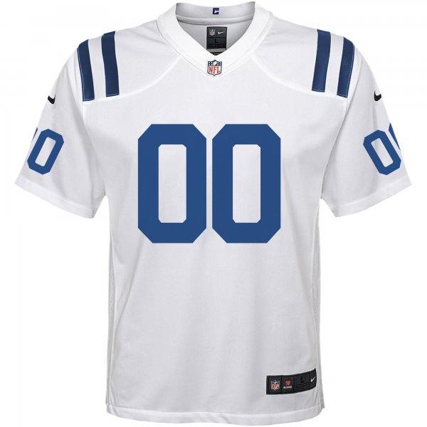 Youth Nike Indianapolis Colts White Custom Game Jersey