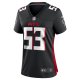 Women's Atlanta Falcons Nate Landman Nike  Black Team Game Jersey