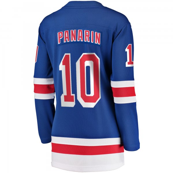 Women's New York Rangers Artemi Panarin Fanatics Blue Home Breakaway Player Jersey