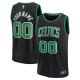 Men's Boston Celtics Fanatics Black Fast Break Replica Custom Jersey - Statement Edition