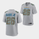 Men's Nike NFL Los Angeles Chargers Asante Samuel #26 Jr. Gray Atmosphere Fashion Game Jersey