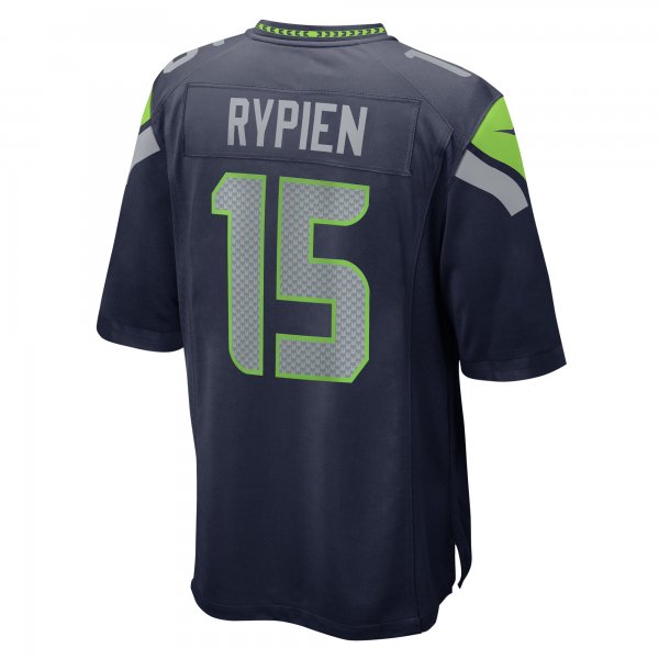 Men's Seattle Seahawks Brett Rypien Nike College Navy Team Game Jersey