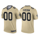 Men's New Orleans Saints #00 Custom Gold 2021 Limited NFL Jersey