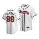 Men's Atlanta Braves #99 Spencer Strider White Cool Base Home Jersey