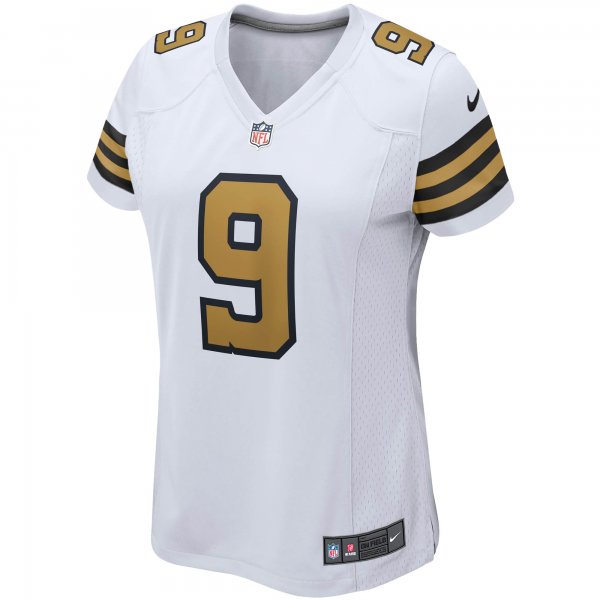 Women's New Orleans Saints Drew Brees Nike White Alternate Game Jersey