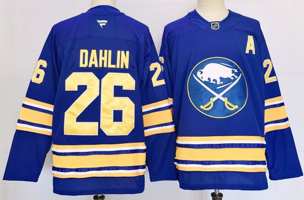 Men's #26 Rasmus Dahlin Buffalo Sabres Blue City Edition Jersey