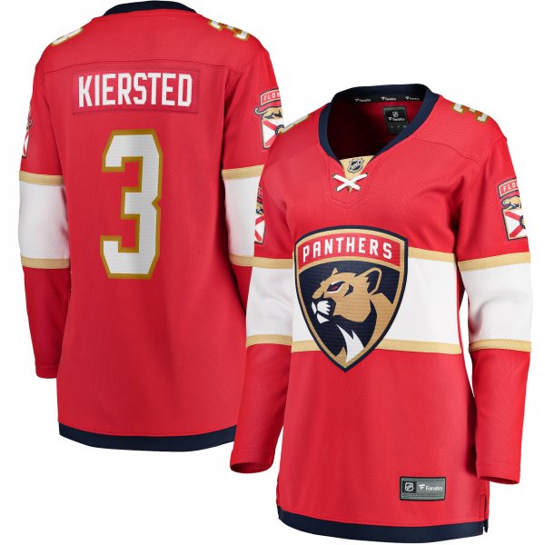 Women's Florida Panthers Matt Kiersted Fanatics Red Home Team Breakaway Player Jersey