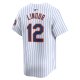 Youth New York Mets Francisco Lindor Nike White Home Limited Player Jersey