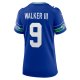 Women's Seattle Seahawks Kenneth Walker III Nike Royal Player Jersey