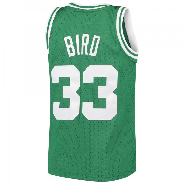 Youth Boston Celtics Larry Bird Mitchell & Ness Kelly Green Hardwood Classics Swingman Throwback Jersey