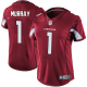 Arizona Cardinals #1 Kyler Murray Red Team Color Women's Stitched Nike NFL Vapor Untouchable Limited Jersey