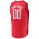 Youth Houston Rockets Fanatics Red Fast Break Custom Replica Jersey - Icon Edition