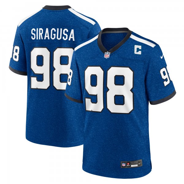 Men's Indianapolis Colts Tony Siragusa Nike Royal Indiana Nights Alternate Game Jersey