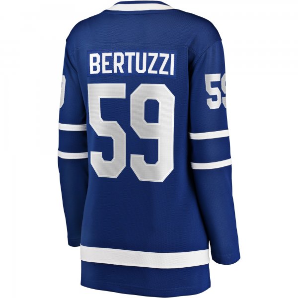 Women's Toronto Maple Leafs Tyler Bertuzzi Fanatics Blue Home Breakaway Player Jersey