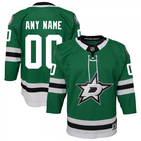 Youth Dallas Stars Green Home Custom Premier Jersey