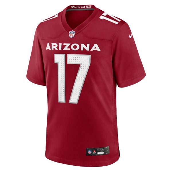 Men's Arizona Cardinals Kaden Davis Nike  Cardinal Team Game Jersey