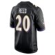 Men's Baltimore Ravens Ed Reed Nike Black Retired Player Jersey