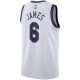 Unisex Los Angeles Lakers LeBron James Nike White 2022/23 Swingman Jersey - City Edition