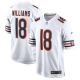 Youth Chicago Bears #18 Caleb Williams Nike White 2024 NFL Draft First Round Pick Player Limited Jersey