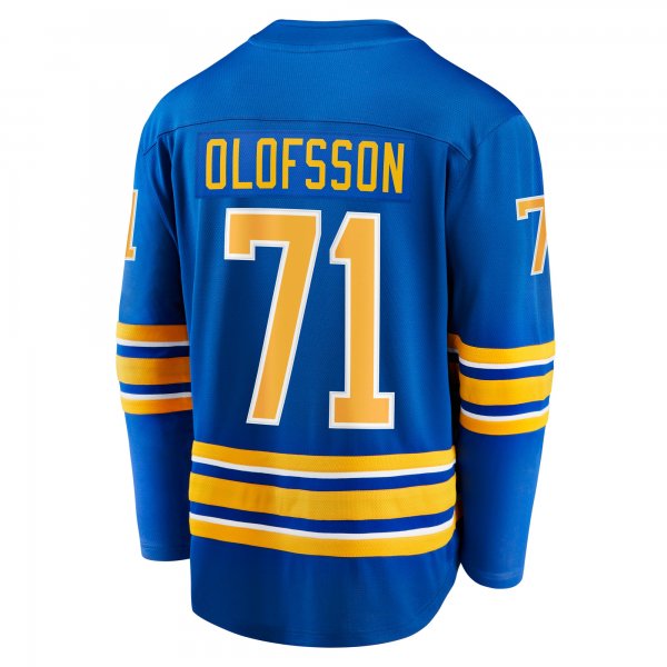 Men's Buffalo Sabres Victor Olofsson Fanatics Royal Breakaway Player Jersey