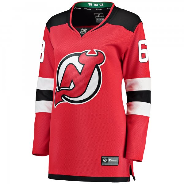 Women's New Jersey Devils Jesper Bratt Fanatics Red Breakaway Player Jersey