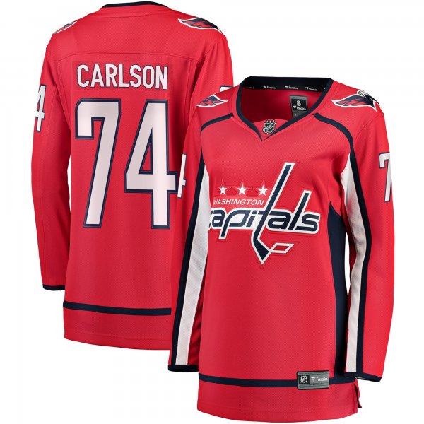 Women's Washington Capitals John Carlson Fanatics Red Breakaway Player Jersey