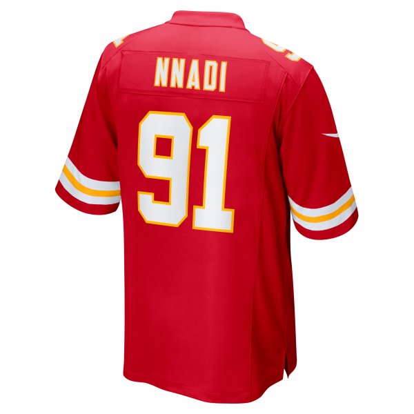 Men's Kansas City Chiefs Derrick Nnadi Nike Red Game Jersey