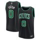 Men's Boston Celtics Jayson Tatum Fanatics Black Fast Break Replica Player Jersey - Statement Edition