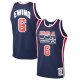 Men's USA Basketball Patrick Ewing Mitchell & Ness Navy 1992 Dream Team Jersey