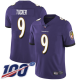 Baltimore Ravens #9 Justin Tucker Purple Team Color Men's Stitched NFL 100th Season Vapor Limited Jersey