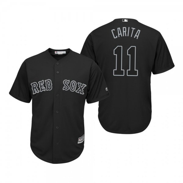 Boston Red Sox Rafael Devers Carita Black 2019 Players Weekend MLB Jersey