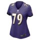 Women's Baltimore Ravens Ronnie Stanley Nike Purple Game Jersey