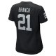 Women's Las Vegas Raiders Cliff Branch Nike Black Retired Player Game Jersey