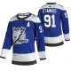 Men's Tampa Bay Lightning Steven Stamkos 2021 Reverse Retro Blue Jersey