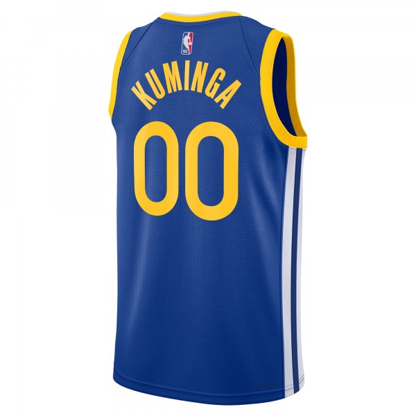 Unisex Golden State Warriors Jonathan Kuminga Nike Royal Swingman Badge Player Jersey - Icon Edition