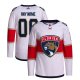 Men's Florida Panthers  adidas White Away  Primegreen Custom Jersey